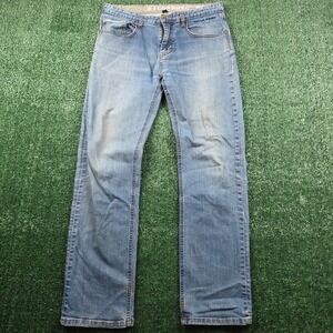 Billabong Straight Fifty Jeans Mens 32 Light Wash Denim Straight Leg Skate Pants